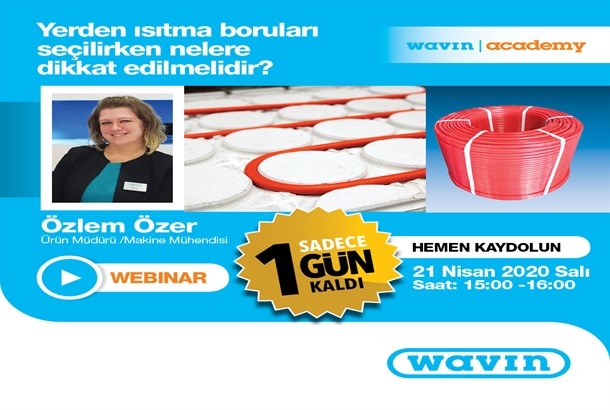 Wavin Türkiye'den Ücretsiz Webinar