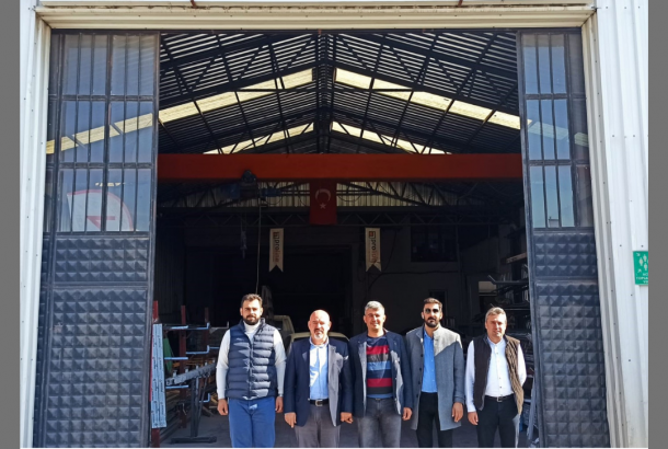Geçmiş dönem yönetim kurulu üyemiz Ali TETİK (Atikpen) iş yerinde ziyaret edildi.