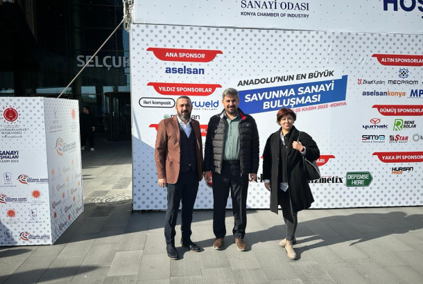 7. Konya Savunma Sanayi Tedarikçi Buluşmaları açılış töreni Selçuklu Kongre Merkezinde yapıldı. Törene KONTİMDER Genel Sekreteri Ali Tetik, Başkan Yardımcısı Mustafa Kiriş, Yönetim Kurulu Üyesi Elif Acar katıldı.  