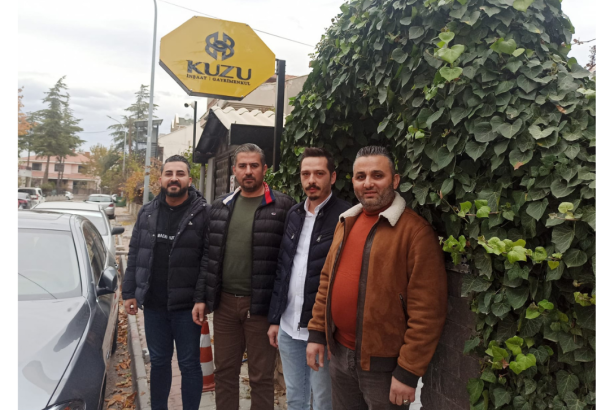 KONTİMDER ailesine katılan Abdullah Sezgin Yeşil iş yerinde (Kuzu İnşaat Gayrimenkul) ziyaret edildi.