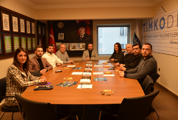 TİMKODER YÖNETİM KURULU FUAR TEMSİLCİSİ İLE BİR ARAYA GELDİ