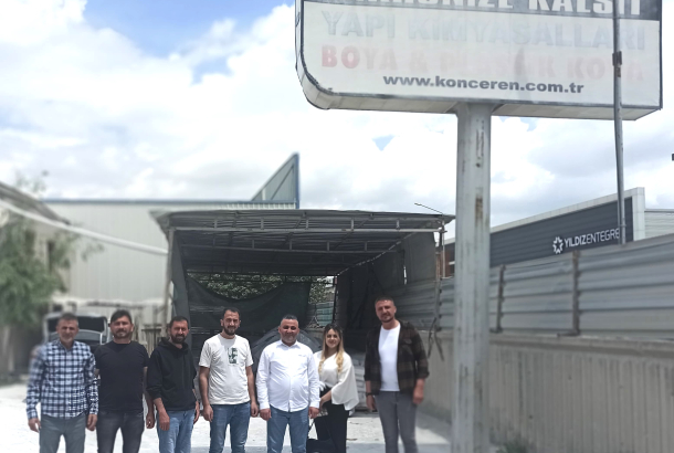 KONTİMDER ailesine katılan Fatih Erden'i  iş yerinde  (Konceren Boya ve Yapı Kimyasalları) ziyaret ettik. 