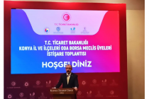 KONTİMDER Başkanı Gökhan Küçük, Ticaret Bakanı Mehmet Muş'un başkanlık ettiği Konya İl ve İlçeleri Oda, Borsa Meclis Üyeleri İstişare Toplantısına katıldı. 